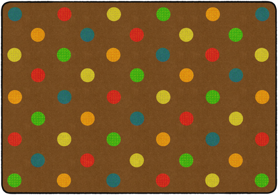 DOTS MUTED RECTANGLE CARPETS 6'X8'4