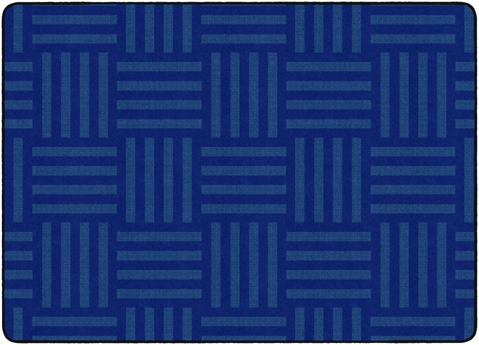 HASHTAG TONE ON TONE BLUE (Seats 24) RECTANGLE CARPETS 6X8'4