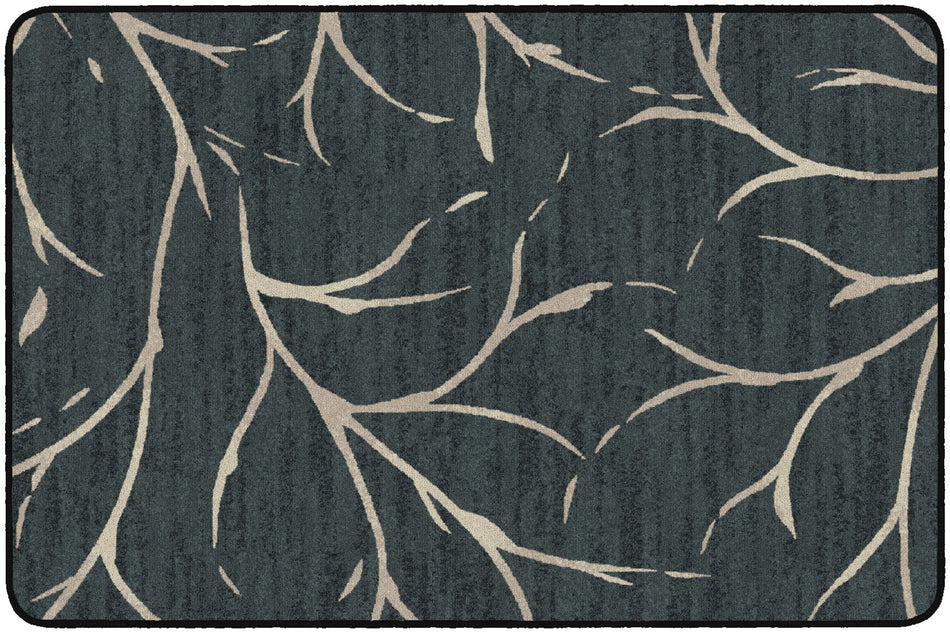 MORELAND NANTUCKET BLUE RECTANGLE CARPETS 4' X 6'