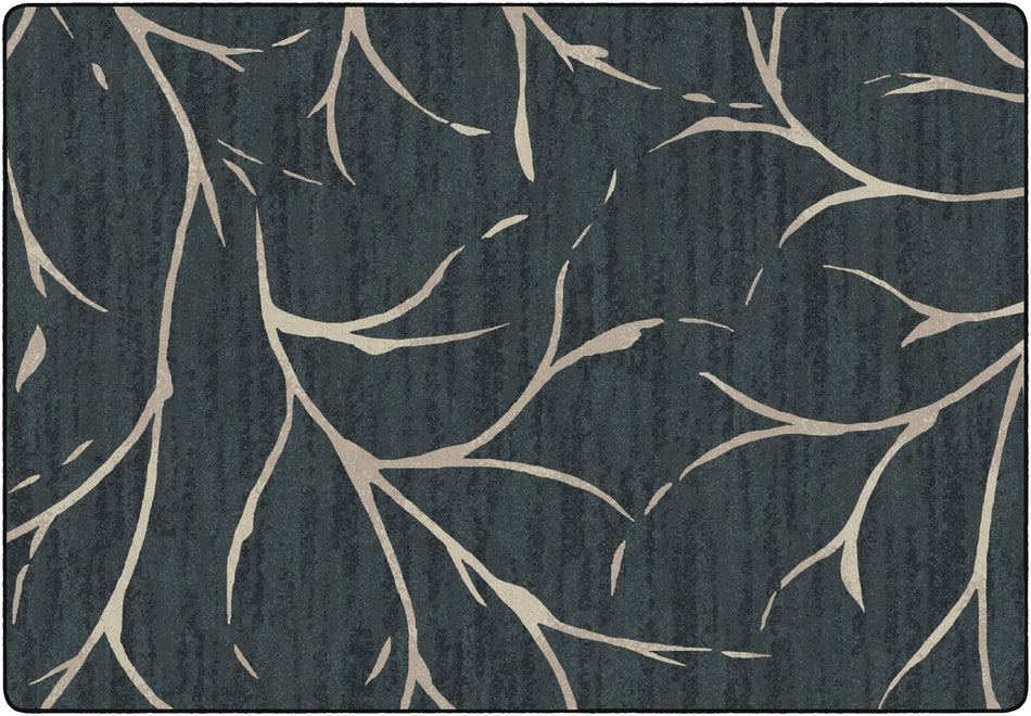 MORELAND NANTUCKET BLUE RECTANGLE CARPETS 8'4" X 12'