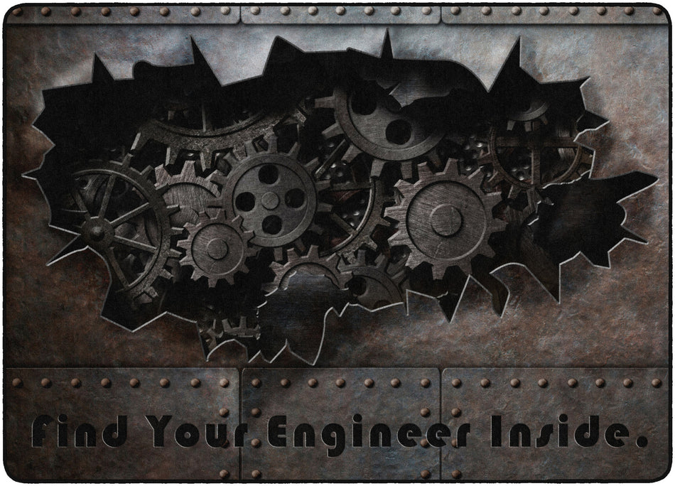 FIND YOUR INNER ENGINEER RECTANGLE CARPETS 6X8'4
