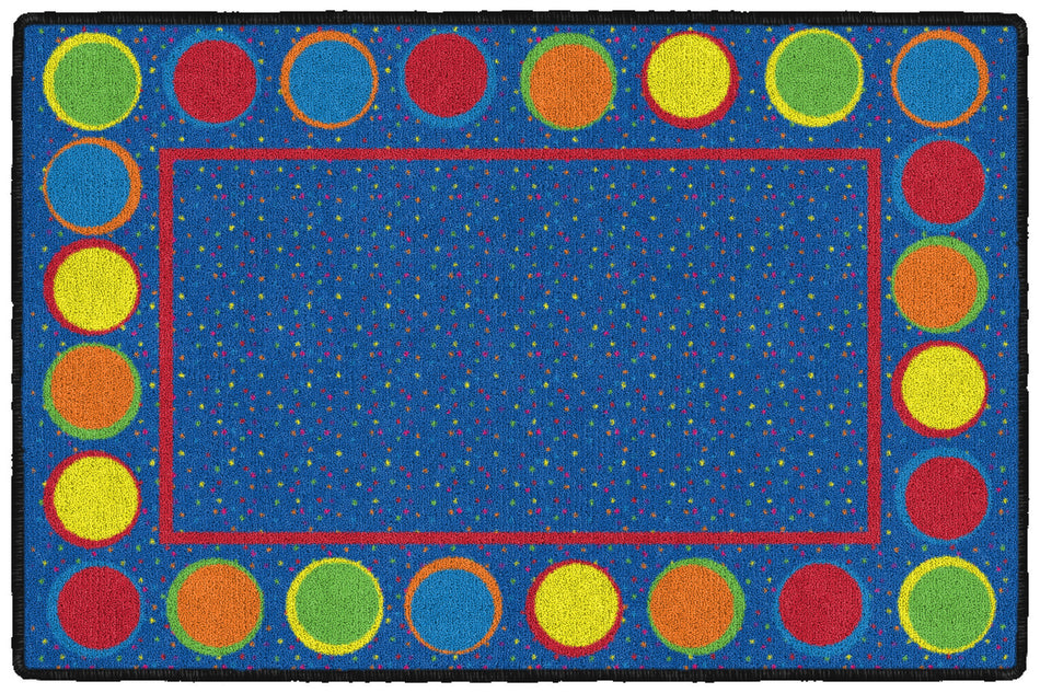 SITTING SPOTS PRIMARY MAT RECTANGLE CARPETS 2'x3'