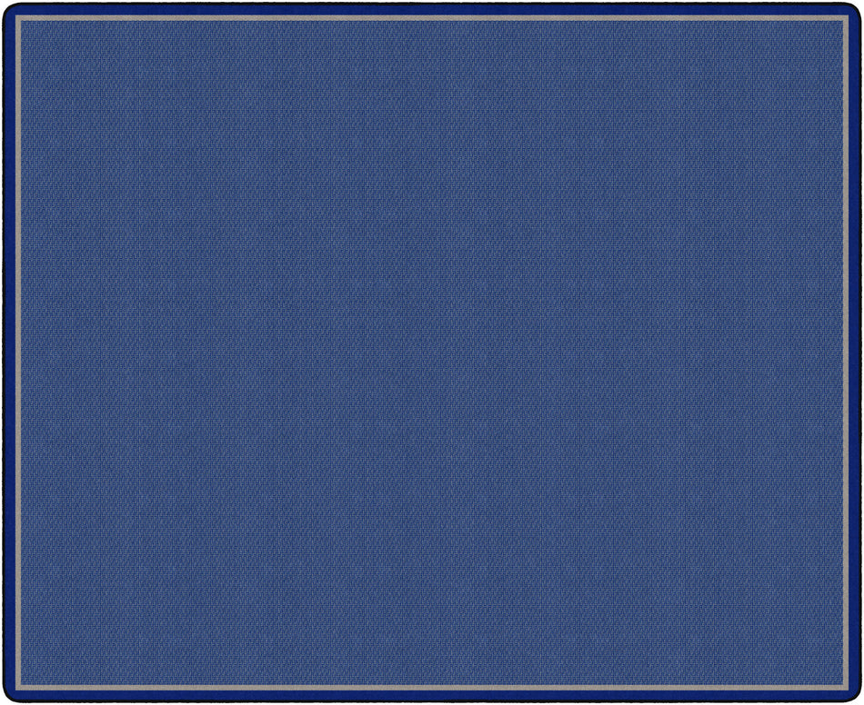 ALL OVER WEAVE BLUE RECTANGLE CARPETS 10'6 x 13'2