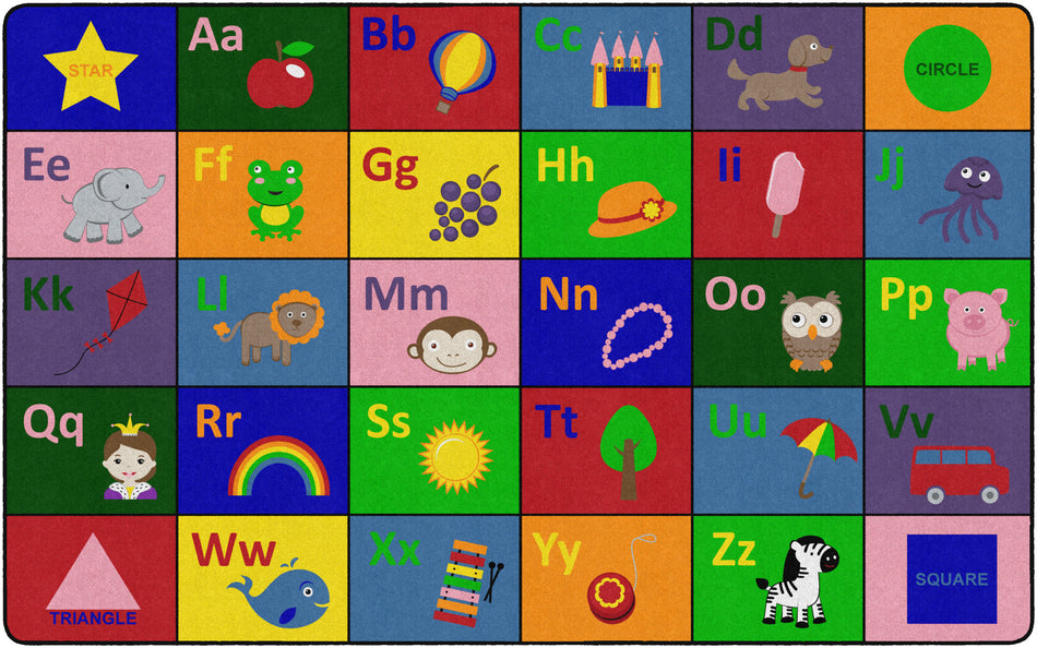 LEARNING FUN RECTANGLE CARPETS 7'6X12