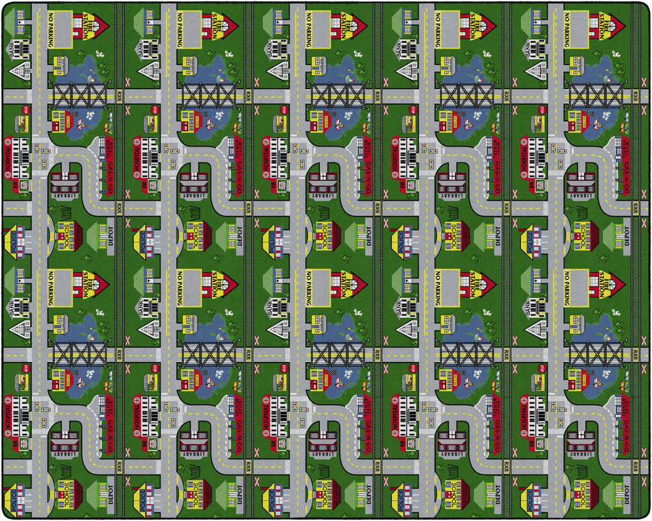 PLACES TO GO RECTANGLE CARPETS 12' x 15'