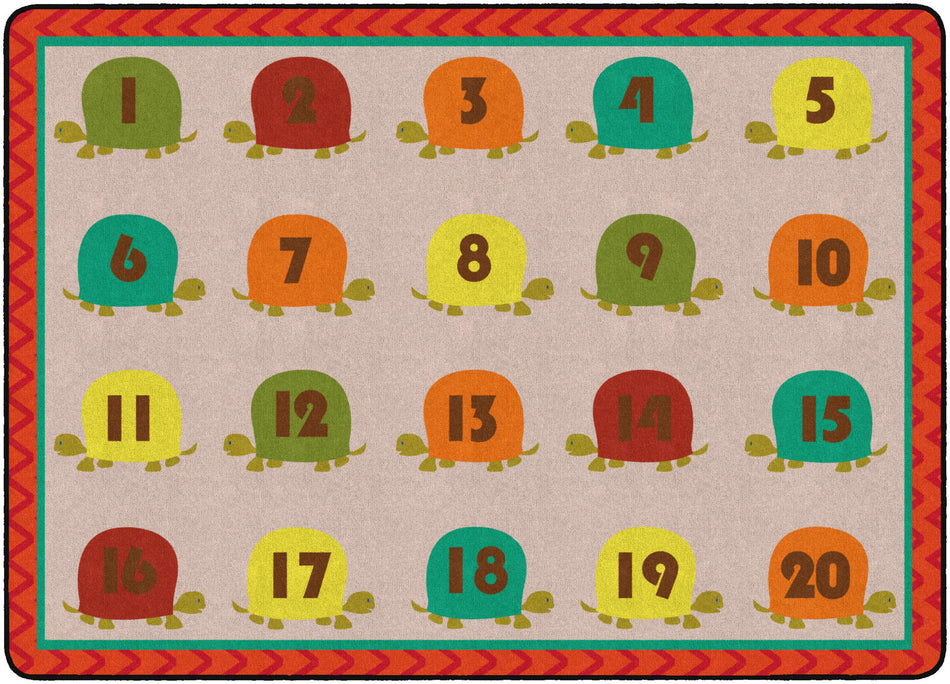 COUNTING TURTLES (Seats 20) RECTANGLE CARPETS 6'x8'4