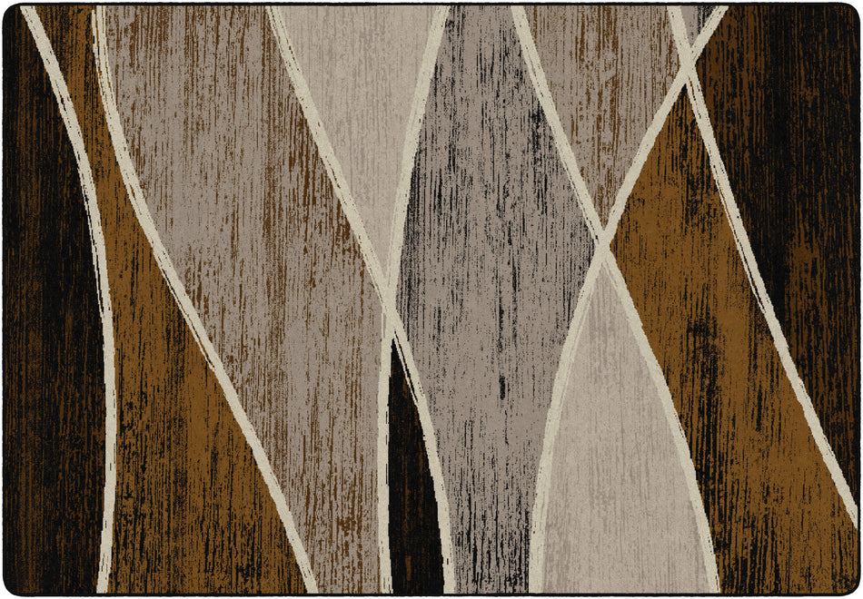 WATERFORD CHOCOLATE RECTANGLE CARPETS 8'4" X 12'