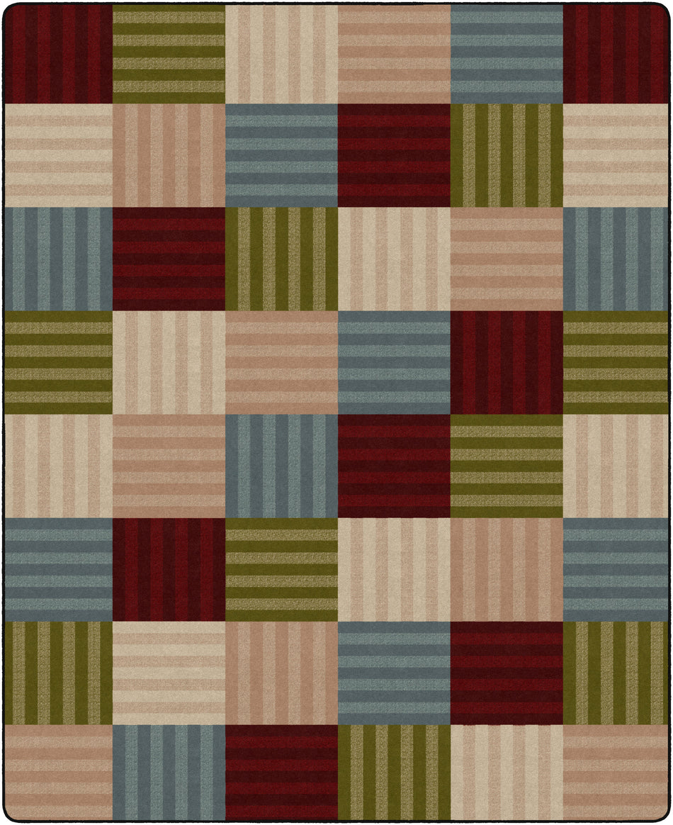 HASHTAG EARTH TONE RECTANGLE CARPETS 10'6X13'2