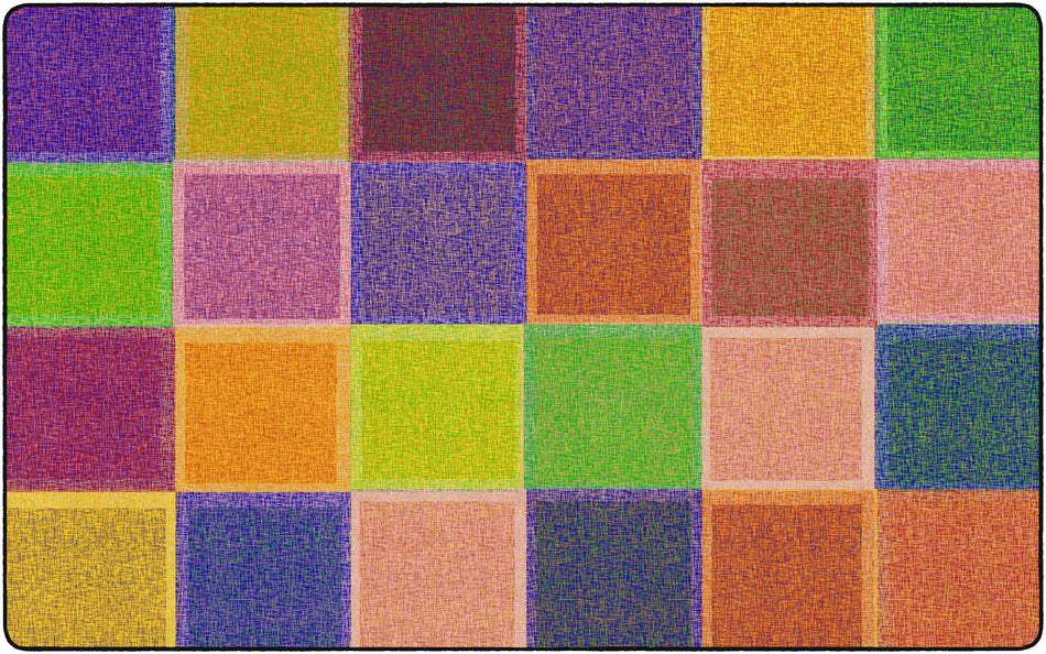 CROSSHATCH PRIMARY RECTANGLE CARPETS 7'6X12