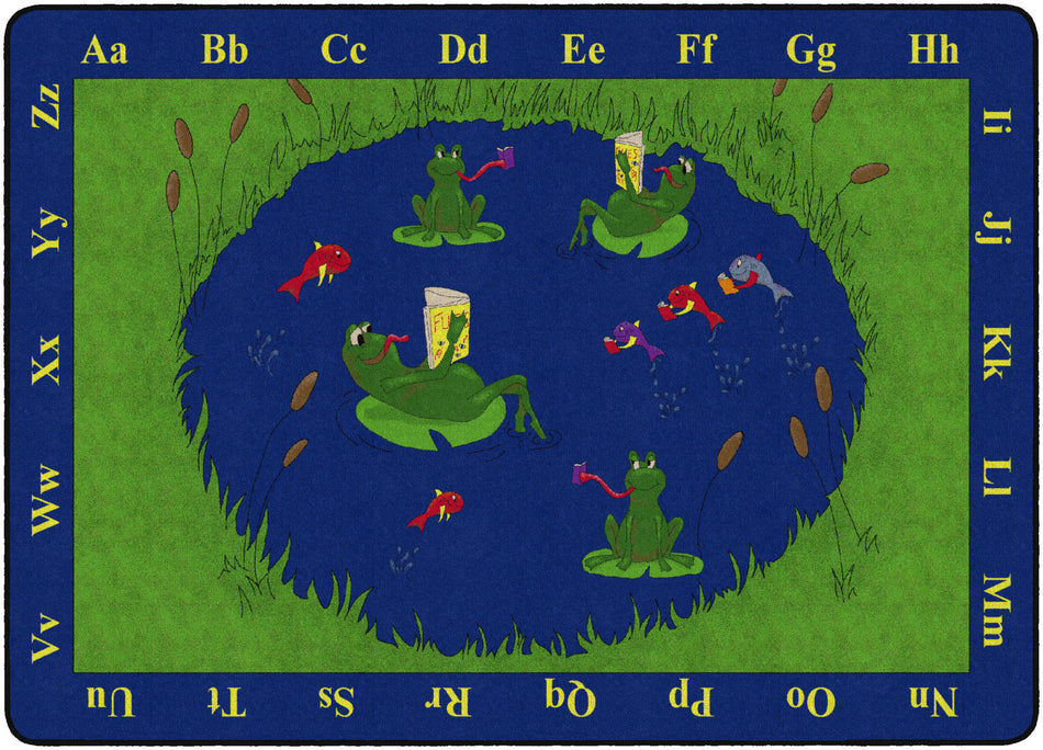 FROGS RECTANGLE CARPETS 6' x 9'