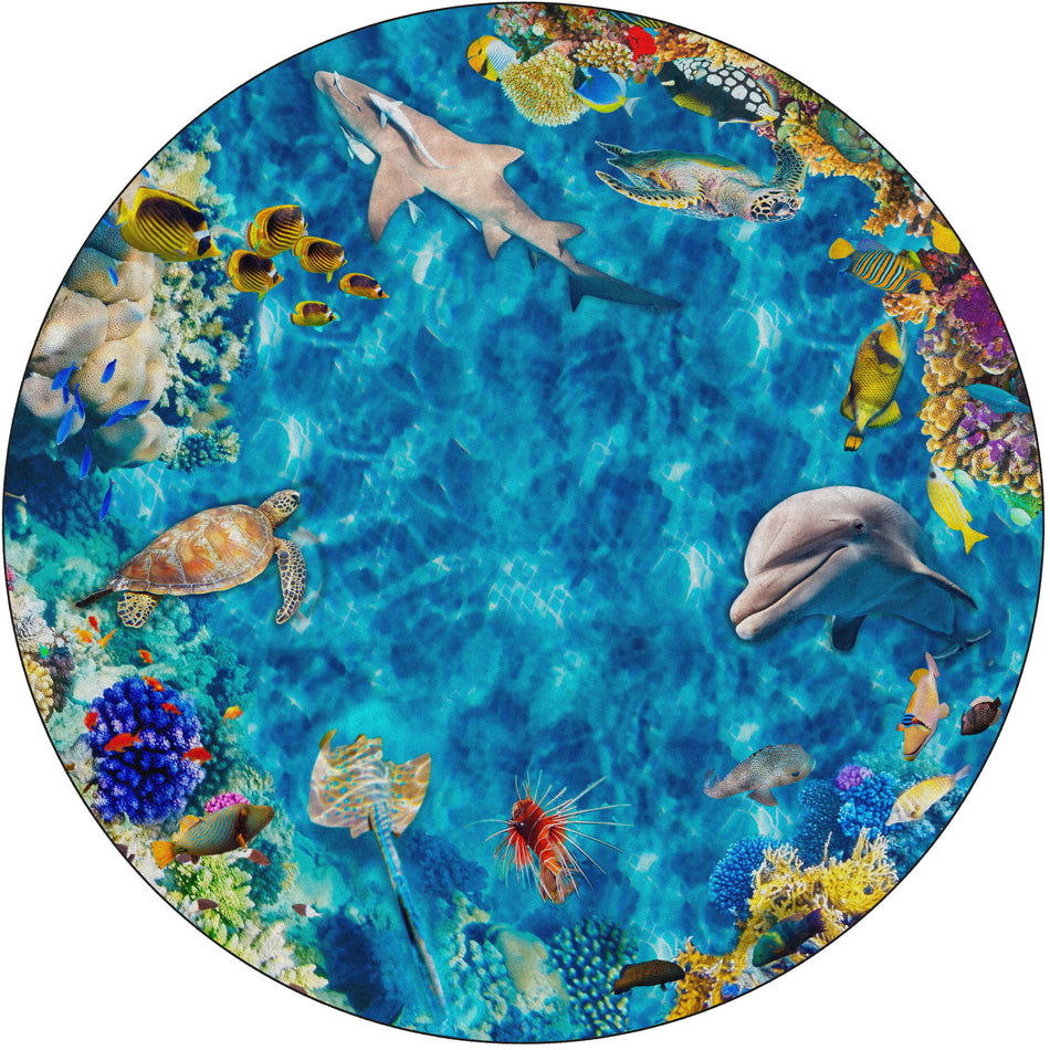 INTO THE SEA ROUND CARPETS 12'RND
