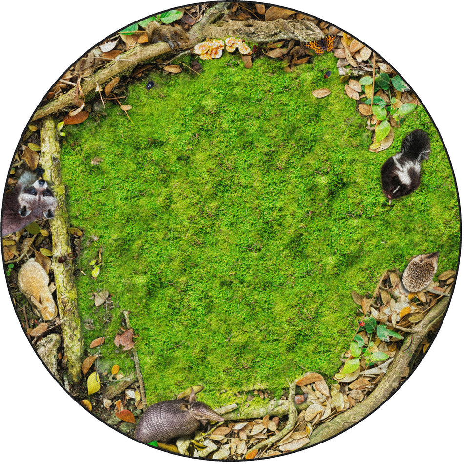 FOREST FLOOR SEATING ROUND CARPETS 6'RND