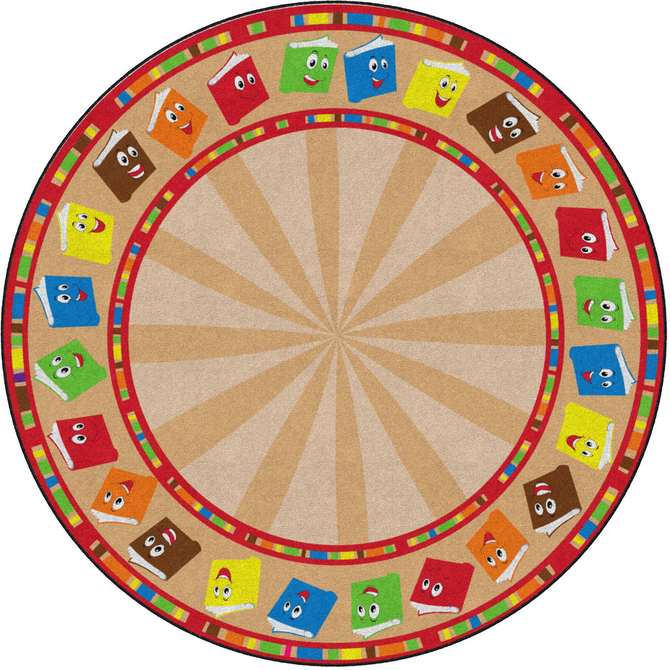 CIRCLE TIME BOOKS CALM ROUND CARPETS 6' Round