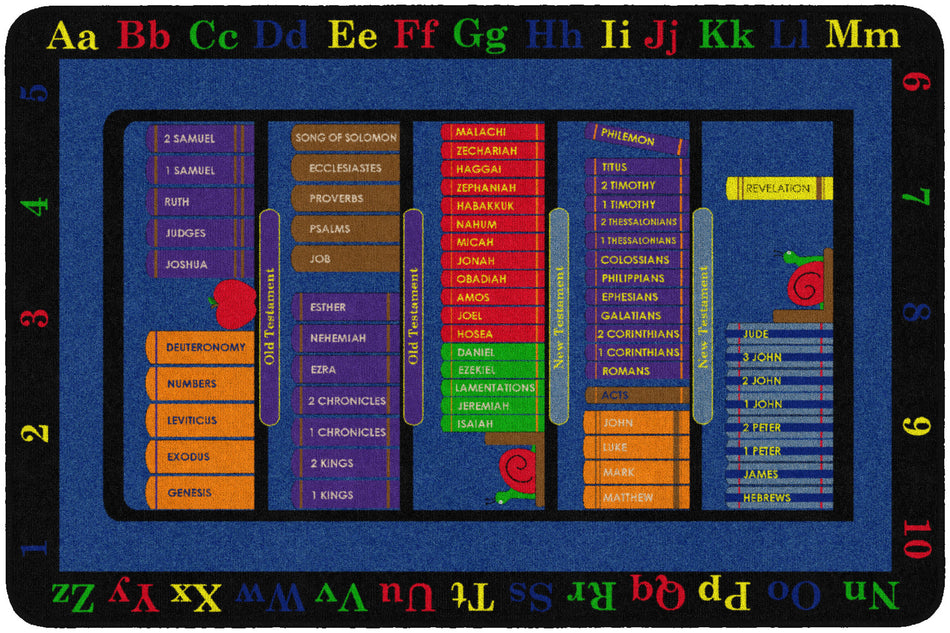 BIBLE BOOKCASE RECTANGLE CARPETS 4' x 6'