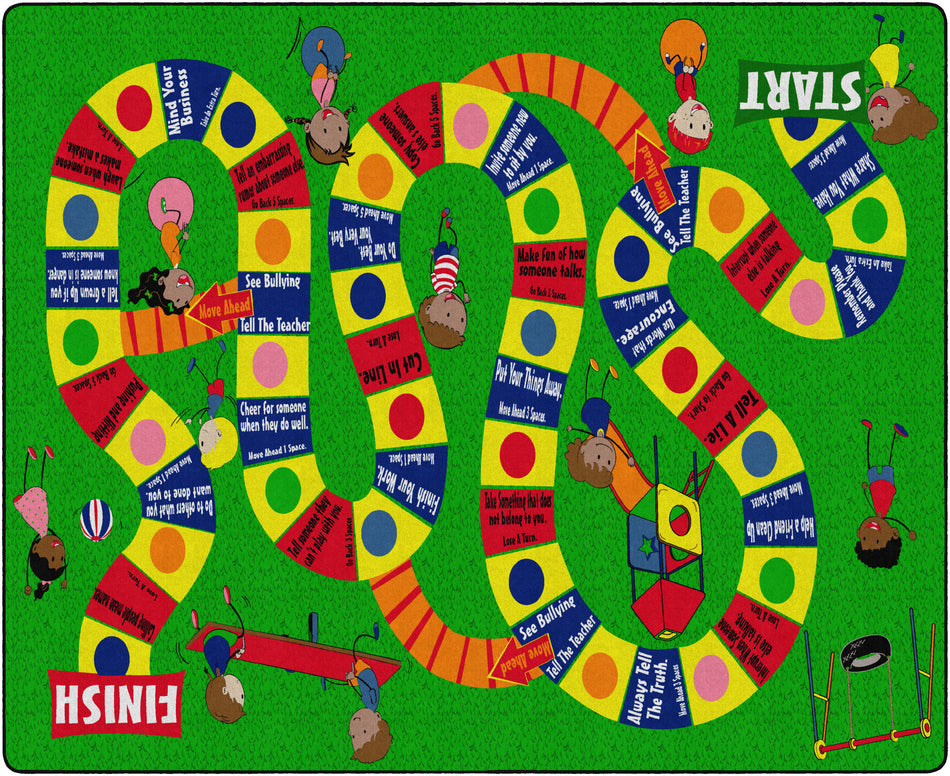 THE FRIENDSHIP GAME RECTANGLE CARPETS 10'6 x 13'2