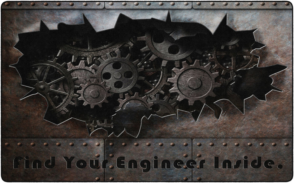 FIND YOUR INNER ENGINEER RECTANGLE CARPETS 7'6X12