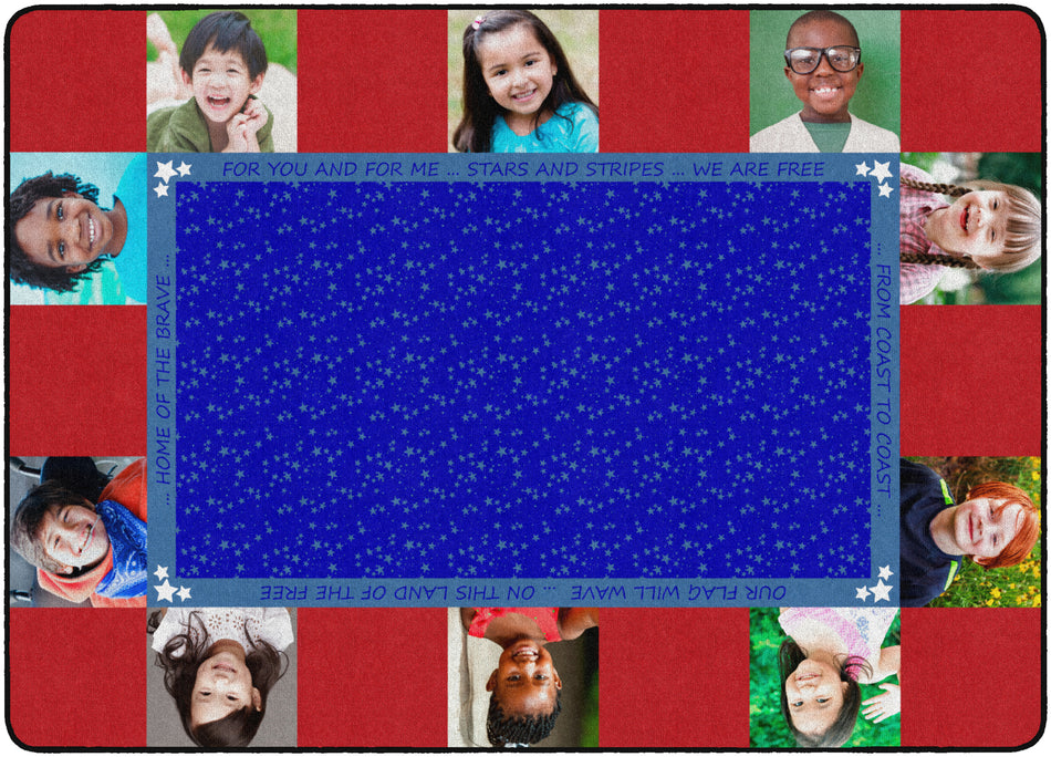 WE ARE THE FUTURE RECTANGLE CARPETS 6' X 8'4
