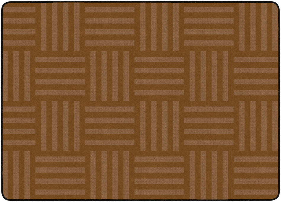 HASHTAG TONE ON TONE CHOCOLATE (Seats 24) RECTANGLE CARPETS 6X8'4