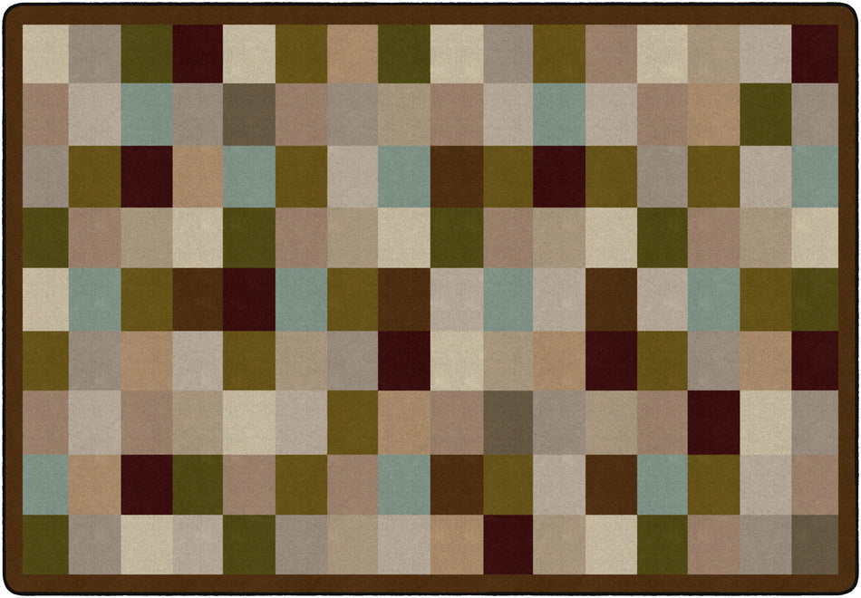 MULTI BLOCK RECTANGLE CARPETS 8'4" X 12'