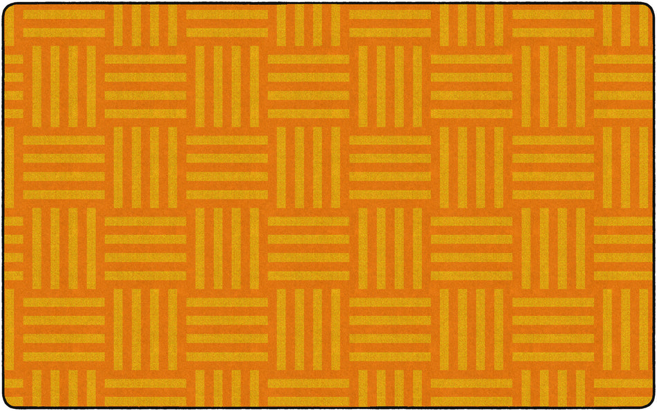 HASHTAG TONE ON TONE ORANGE (Seats 30) RECTANGLE CARPETS 7'6X12
