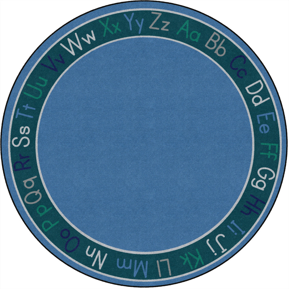 ALPHABET COOL ROUND CARPETS 6'RND