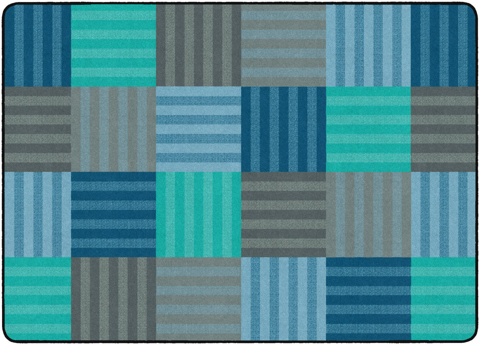 HASHTAG CALMING RECTANGLE CARPETS 6 X 8'4