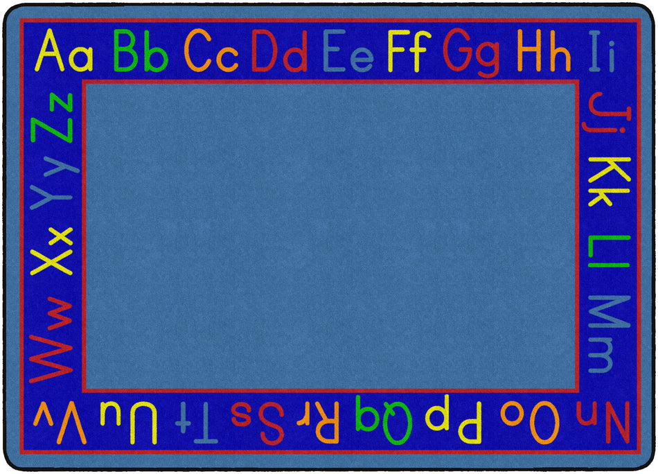 ALPHABET PRIMARY RECTANGLE CARPETS 6'X8'4
