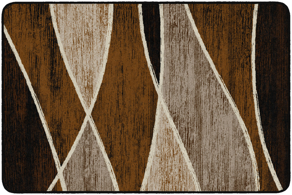 WATERFORD CHOCOLATE RECTANGLE CARPETS 4' x 6'