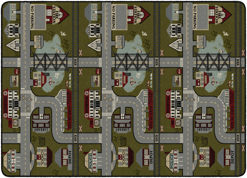 PLACES TO GO (TRANQUILITY) RECTANGLE CARPETS 6' x 9'