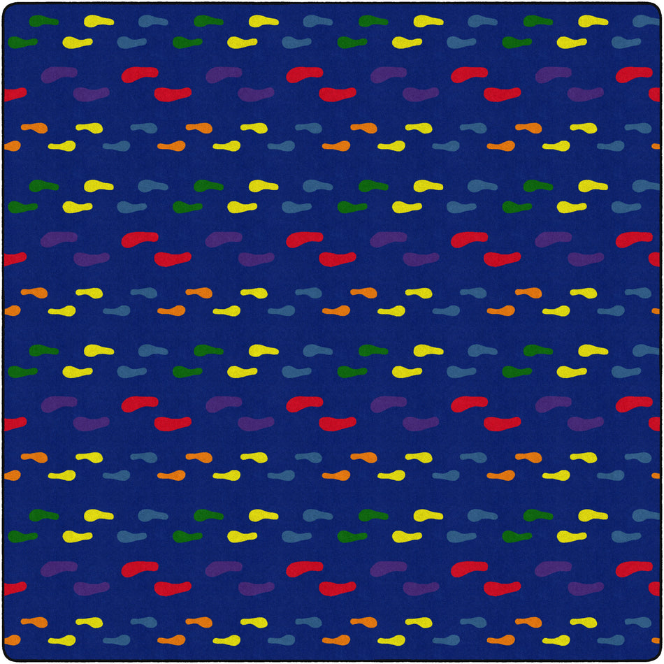 FOOTPRINTS SQUARE CARPETS 12' x 12'