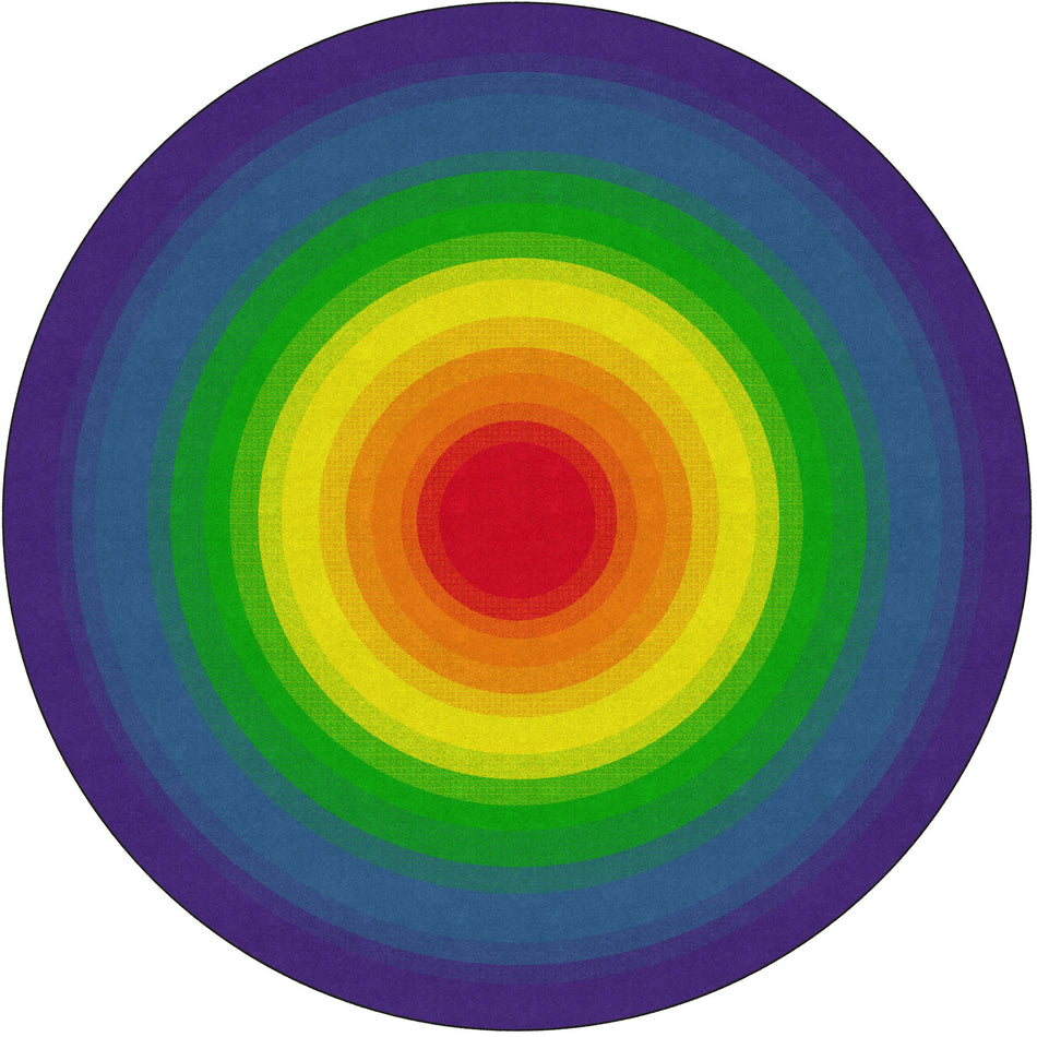 RAINBOW ROUND ROUND CARPETS 12'
