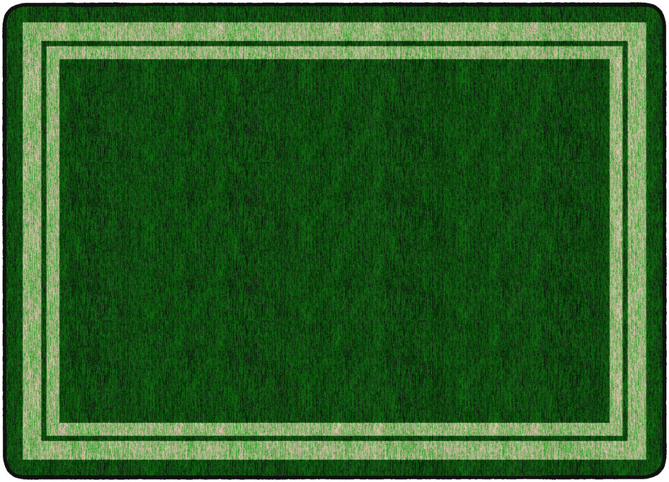DOUBLE BORDER CLOVER RECTANGLE CARPETS 6' x 8'4