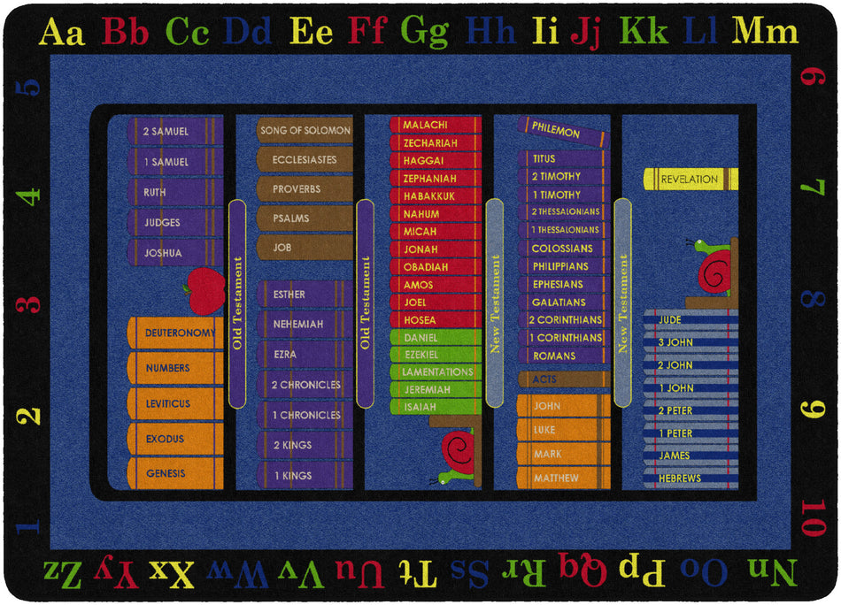 BIBLE BOOKCASE RECTANGLE CARPETS 6' x 9'