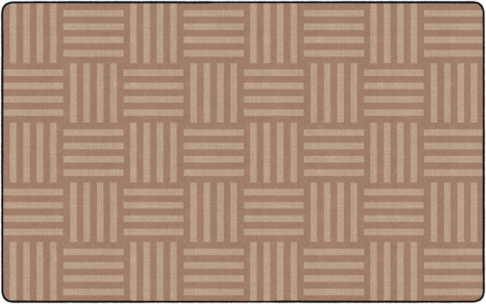 HASHTAG TONE ON TONE ALMOND (Seats 30) RECTANGLE CARPETS 7'6X12
