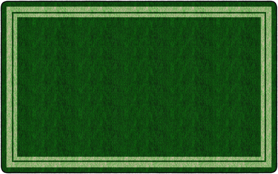DOUBLE BORDER CLOVER RECTANGLE CARPETS 7'6" x 12'