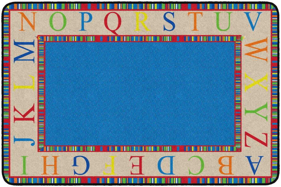 THE ALPHABET RECTANGLE CARPETS 4' x 6'
