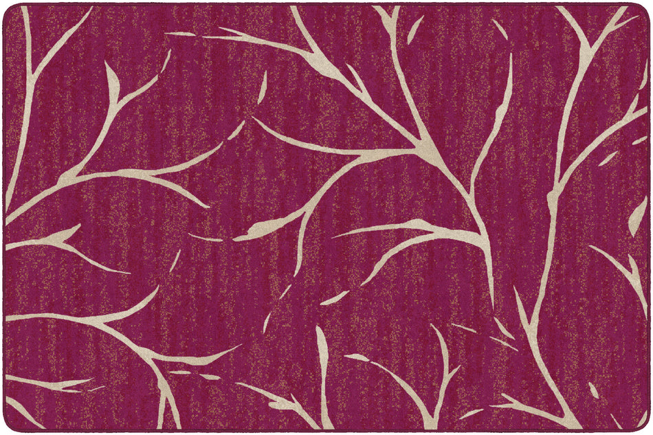 MORELAND PLUM WINE RECTANGLE CARPETS 6' X 9'