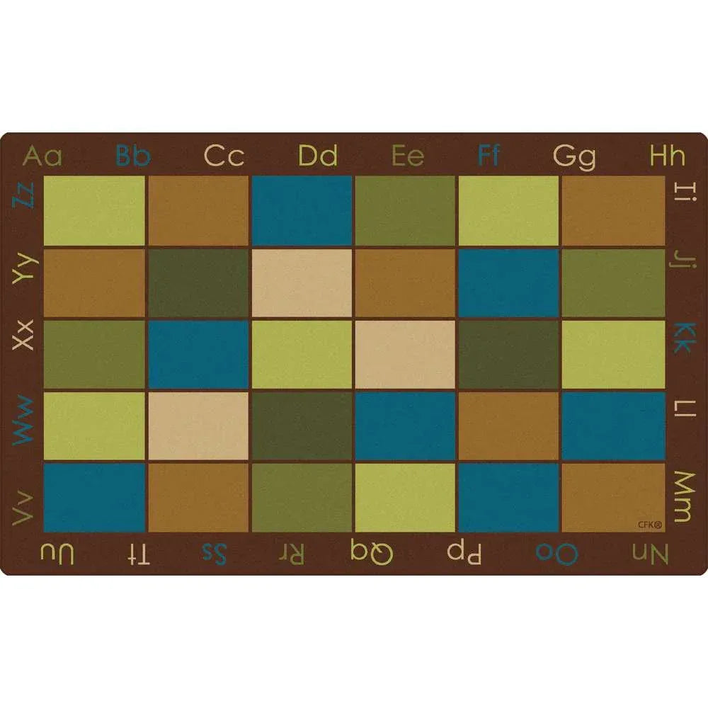 Colorful Places Seating Rug, 7'6" x 12' Rectangle, Nature's Colors