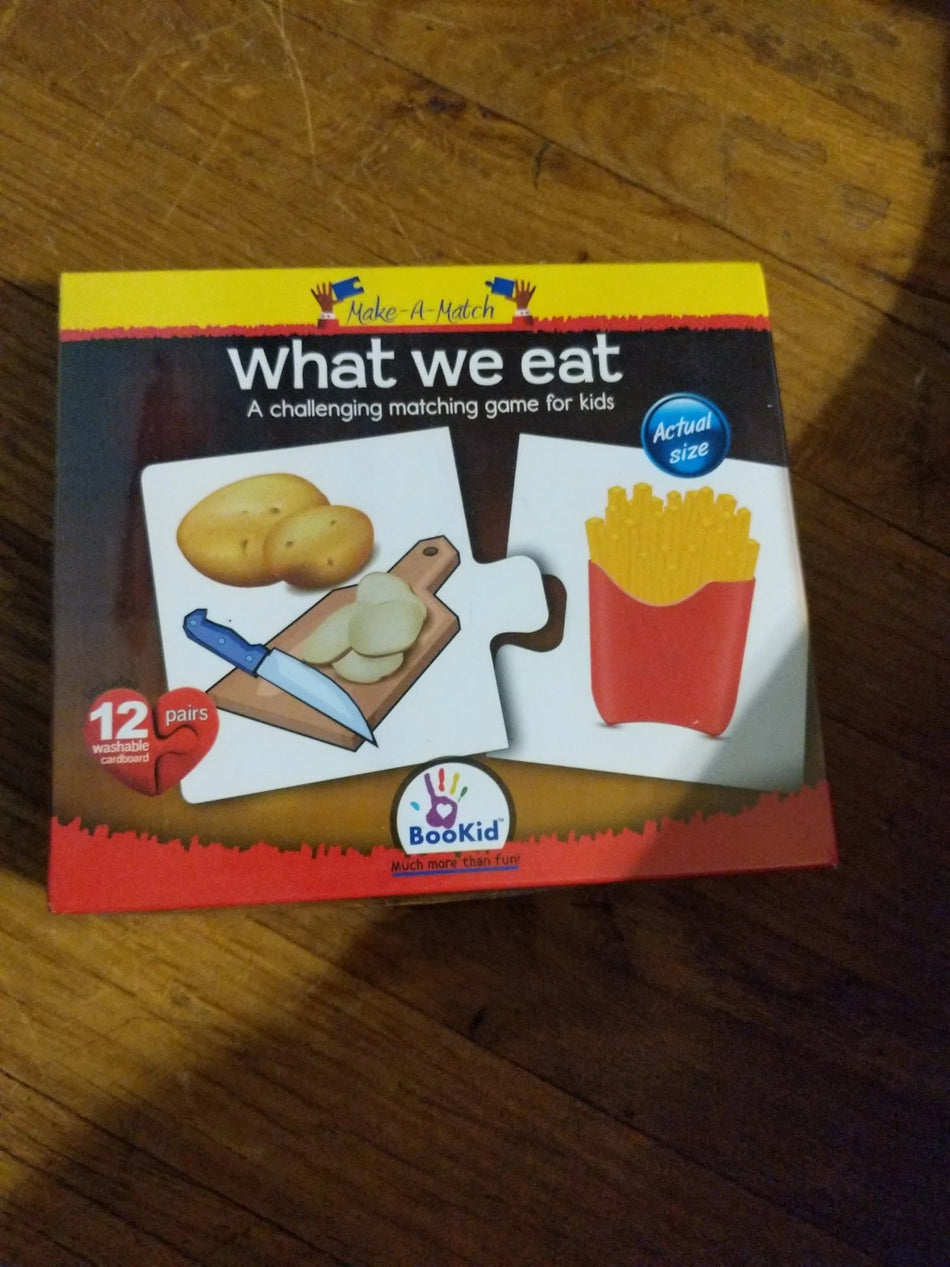 Boo Kids Make A Match What We Eat