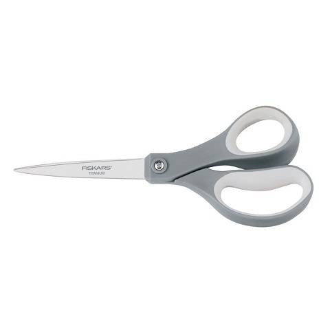 Fiskars 8 Inch Softgrip Titanium Scissors