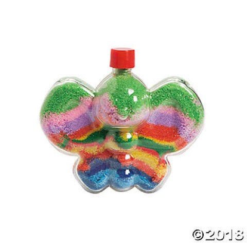 Butterfly Sand Art Bottles - 12 per package
