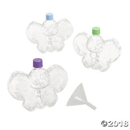 Butterfly Sand Art Bottles - 12 per package