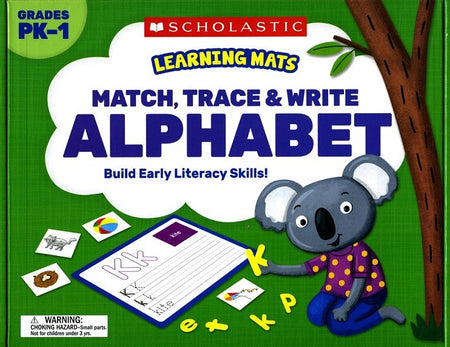 Learning Mats: Match, Trace & Write the Alphabet
