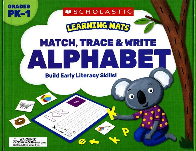 Learning Mats: Match, Trace & Write the Alphabet