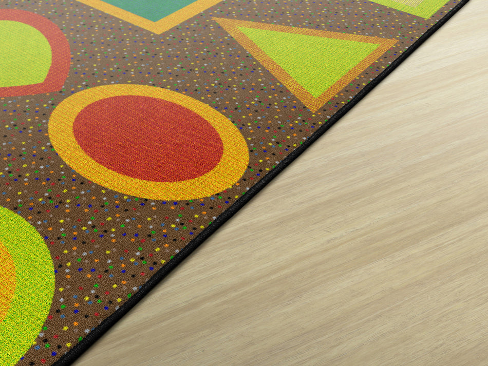 ALL KINDS OF SHAPES MUTED (Seats 20) RECTANGLE CARPETS 6'x8'4