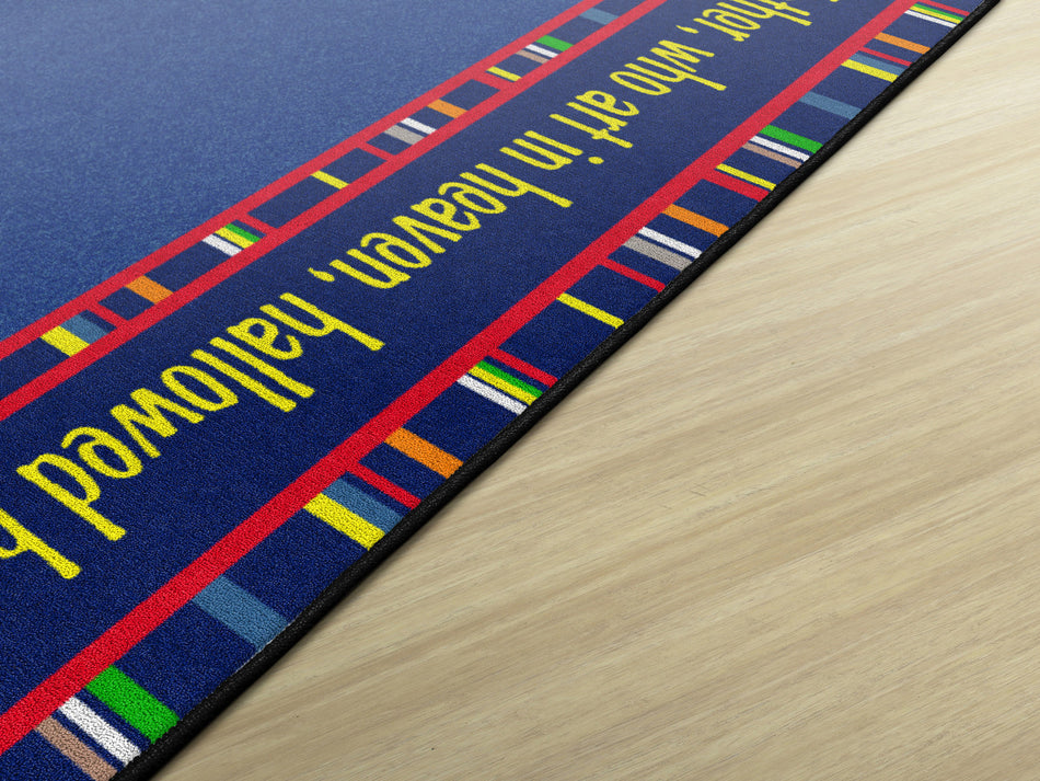 THE LORD'S PRAYER RECTANGLE CARPETS 7'6 x 12'