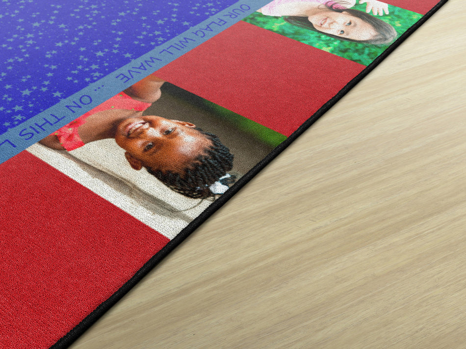 WE ARE THE FUTURE RECTANGLE CARPETS 6 X 8'4