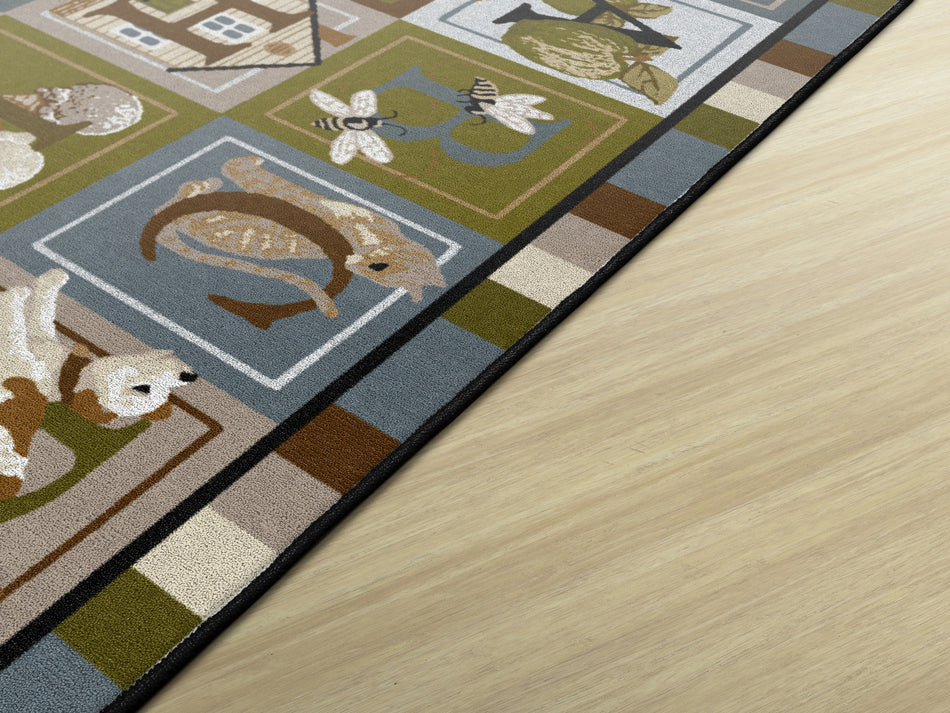 ABC BLOCKS (TRANQUILITY) RECTANGLE CARPETS 5'10" x 8' 4"