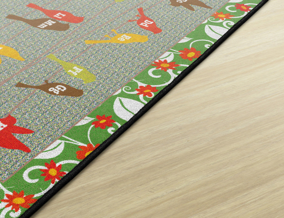 BIRDS ON A WIRE RECTANGLE CARPETS 4' x 6'