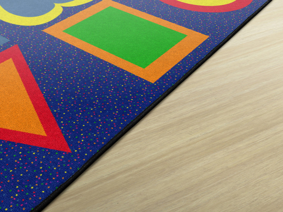 ALL KINDS OF SHAPES PRIMARY (Seats 24) RECTANGLE CARPETS 7'6 x 12'